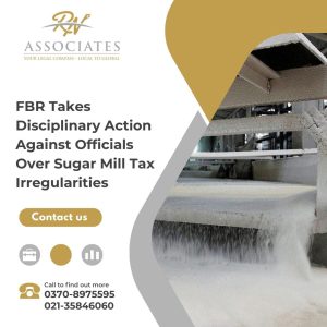 Tax Irregularities in Sugar Mills