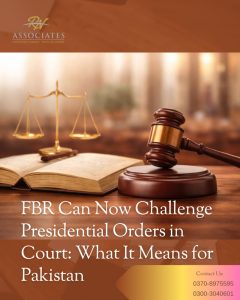 Pakistan tax law update 2026