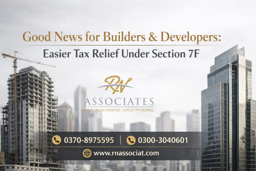 Tax Relief Under Section 7F